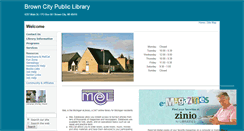 Desktop Screenshot of browncitylibrary.org